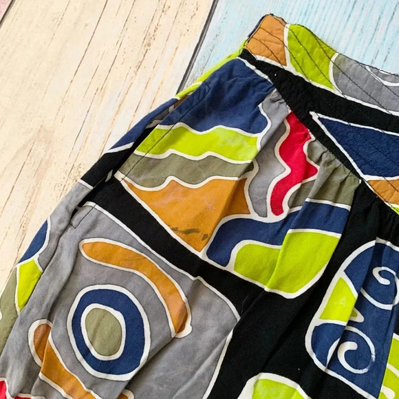 Vintage abstract print tank top and pants set - Picture 6 of 13